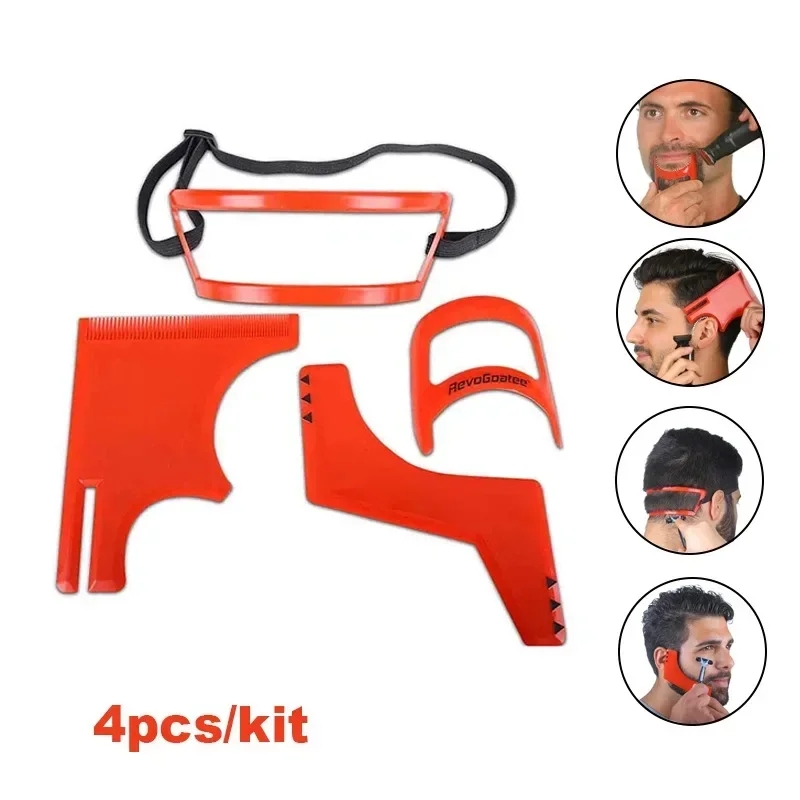 Men'S Grooming Hair - 2/4 buah sisir pemangkas rambut jenggot