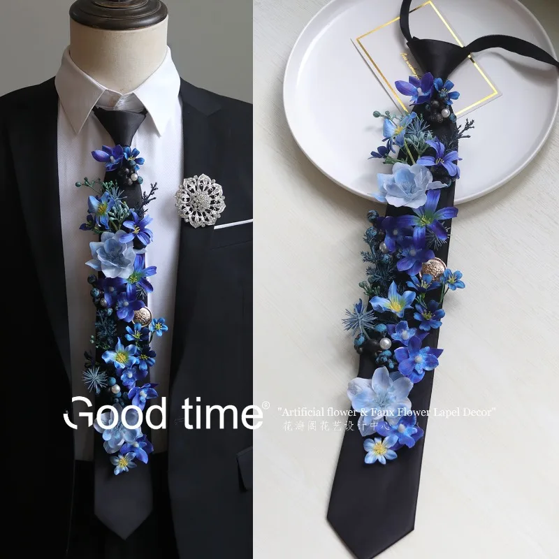 Men'S Grooming Wedding Day - Bunga simulasi dasi, pakaian animasi grup