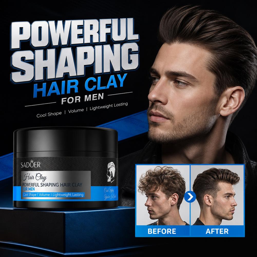 Men'S Grooming Hair - Clay Penata Rambut Matte Daya Rekat