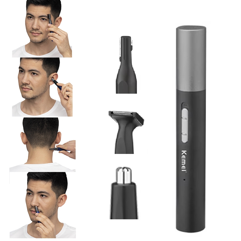 Men'S Grooming Haircut - Kemei Pro Pemangkas Bulu Hidung Isi