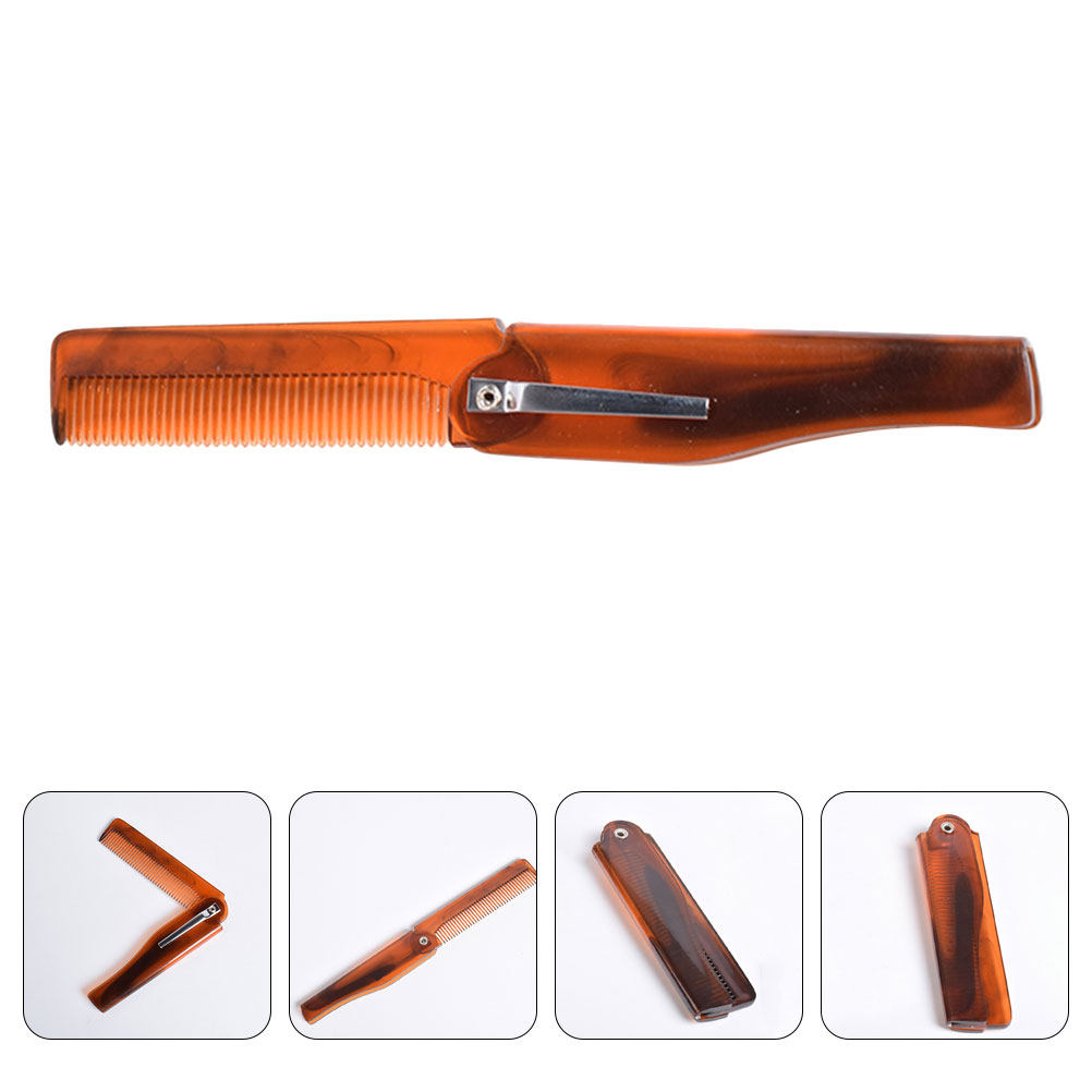 Men'S Grooming Hair - Sisir Rambut Lipat untuk Pria, Sisir