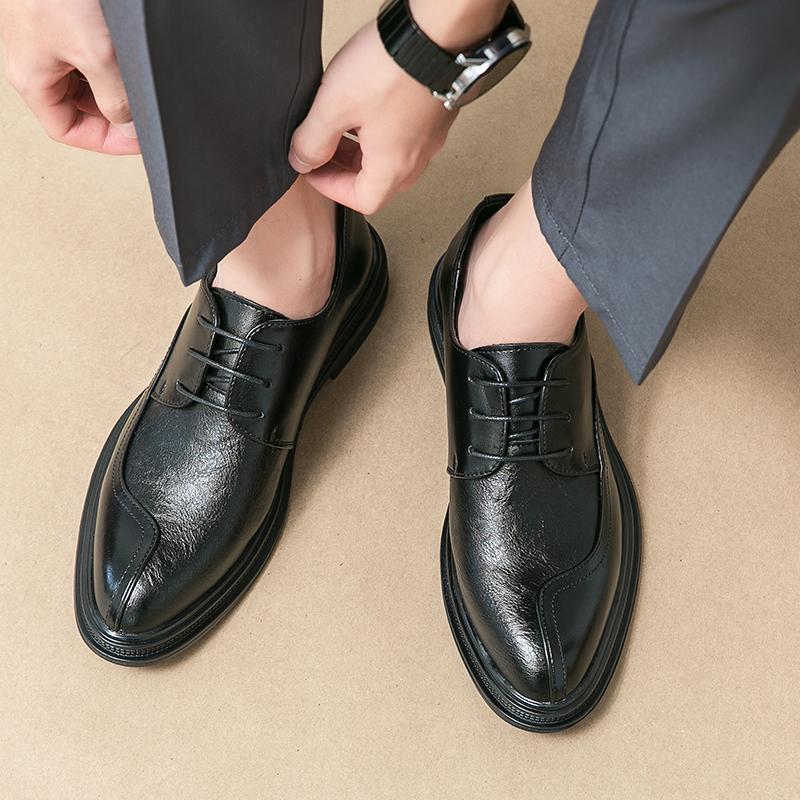 Men'S Grooming Edit - Sepatu Kulit Kasual Baru Musim Semi