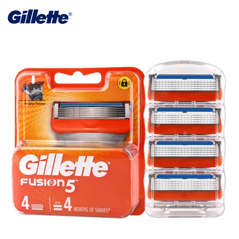 Men'S Face Grooming - Gillette Fusion 5 pisau cukur aman