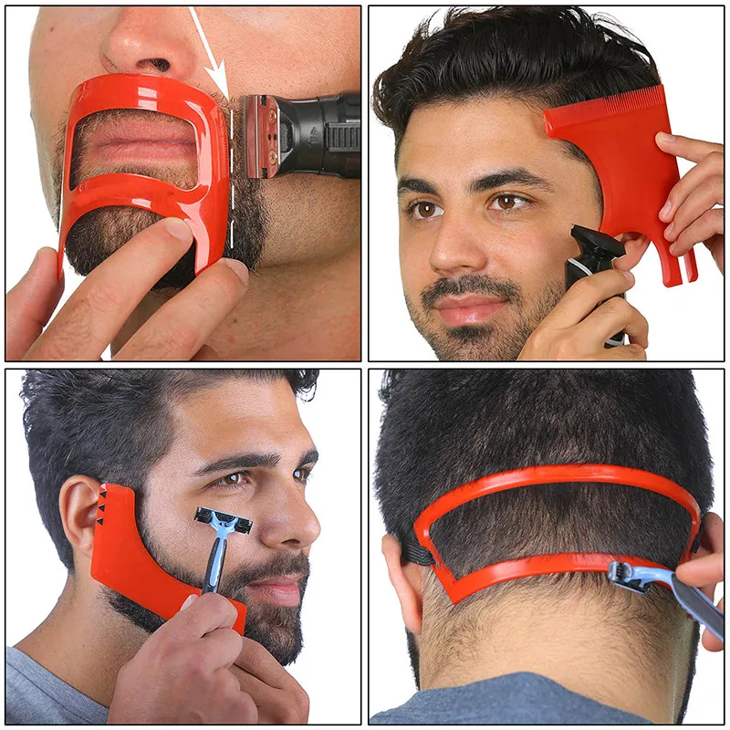 2/4 buah sisir pemangkas rambu - Men'S Grooming Hair ulasan dan harga