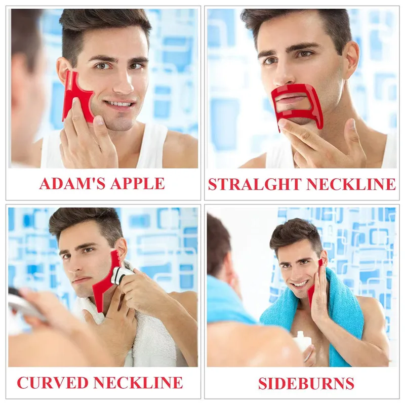 2/4 buah sisir pemangkas rambu - Men'S Grooming Hair ulasan dan harga