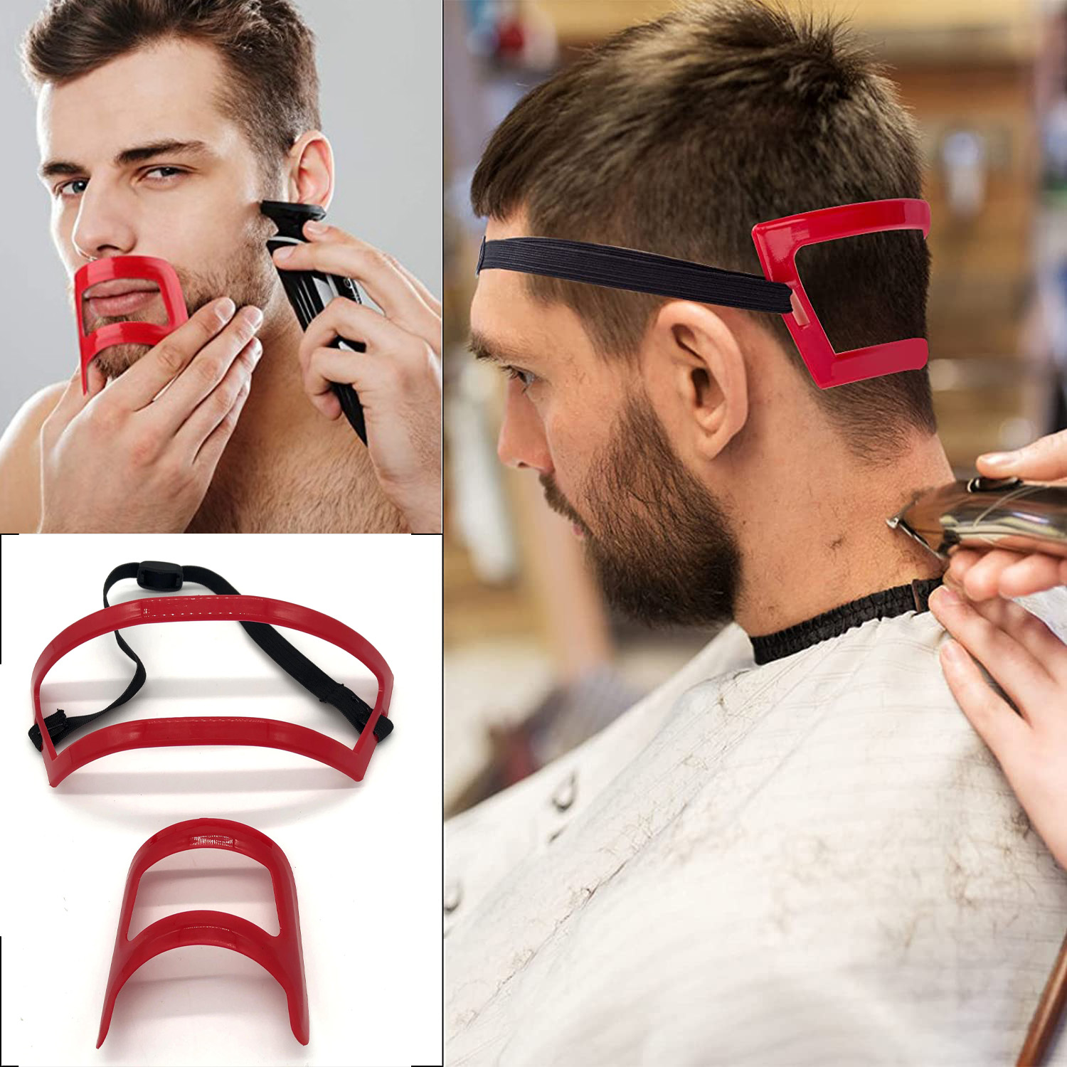 2/4 buah sisir pemangkas rambu - Men'S Grooming Hair ulasan dan harga