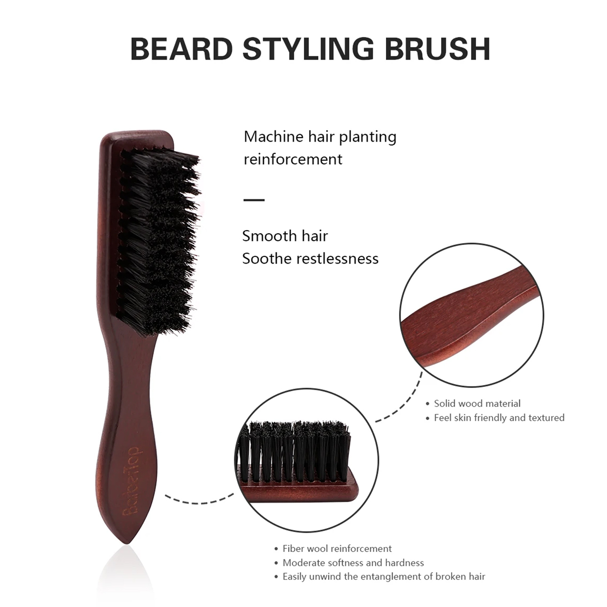 Barbershop sikat jenggot bulu  - Men'S Grooming Hair ulasan dan harga