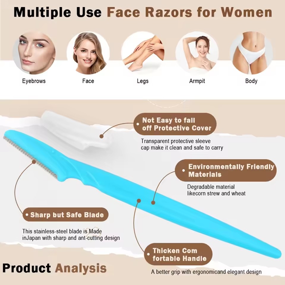 5/10/30/40pcsbrow Razor dan Pi - Men'S Grooming Hair ulasan dan harga