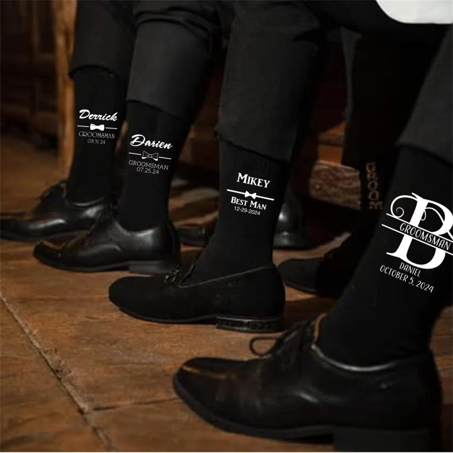 Kaus Kaki Pengiring Pria untuk - Men'S Grooming Wedding Day ulasan dan harga