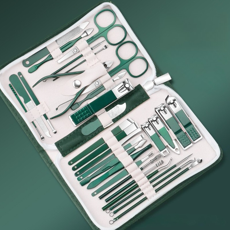 Perlengkapan Manikur 30 Pcs Se - Nail Care Kit Mens ulasan dan harga