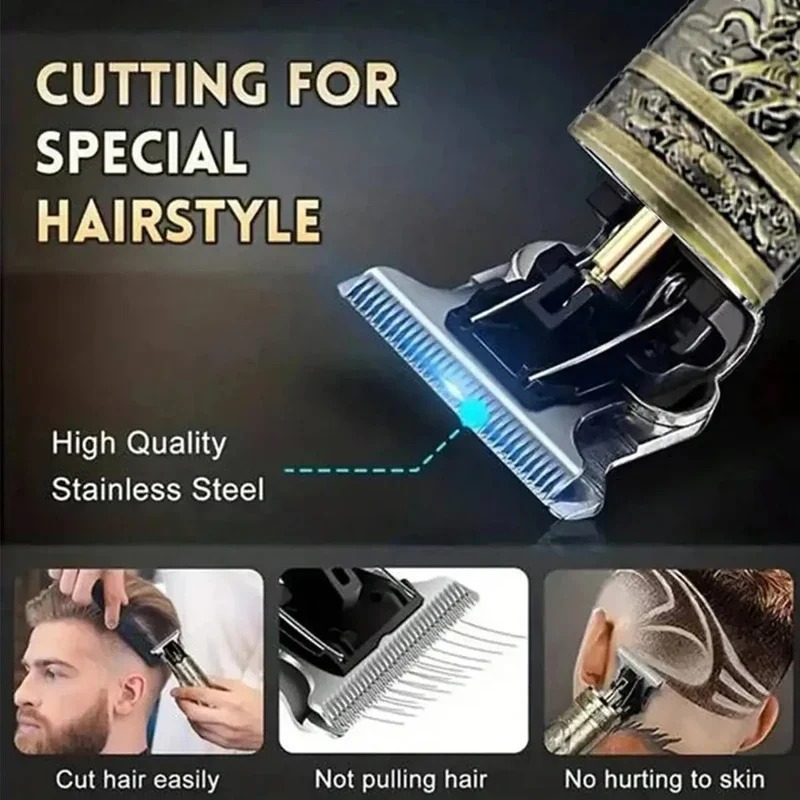 T9 Pemangkas Rambut Dapat Dicu - Beard Trimmer Cordless ulasan dan harga