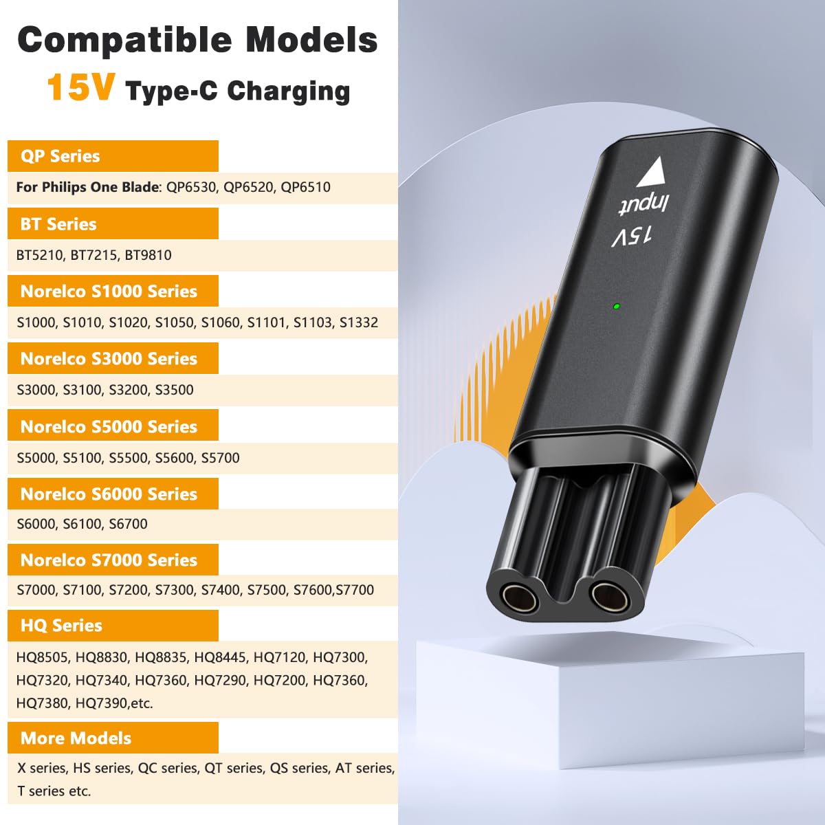 Brangdy 15V HQ8505 adaptor pen - Men'S Face Grooming ulasan dan harga