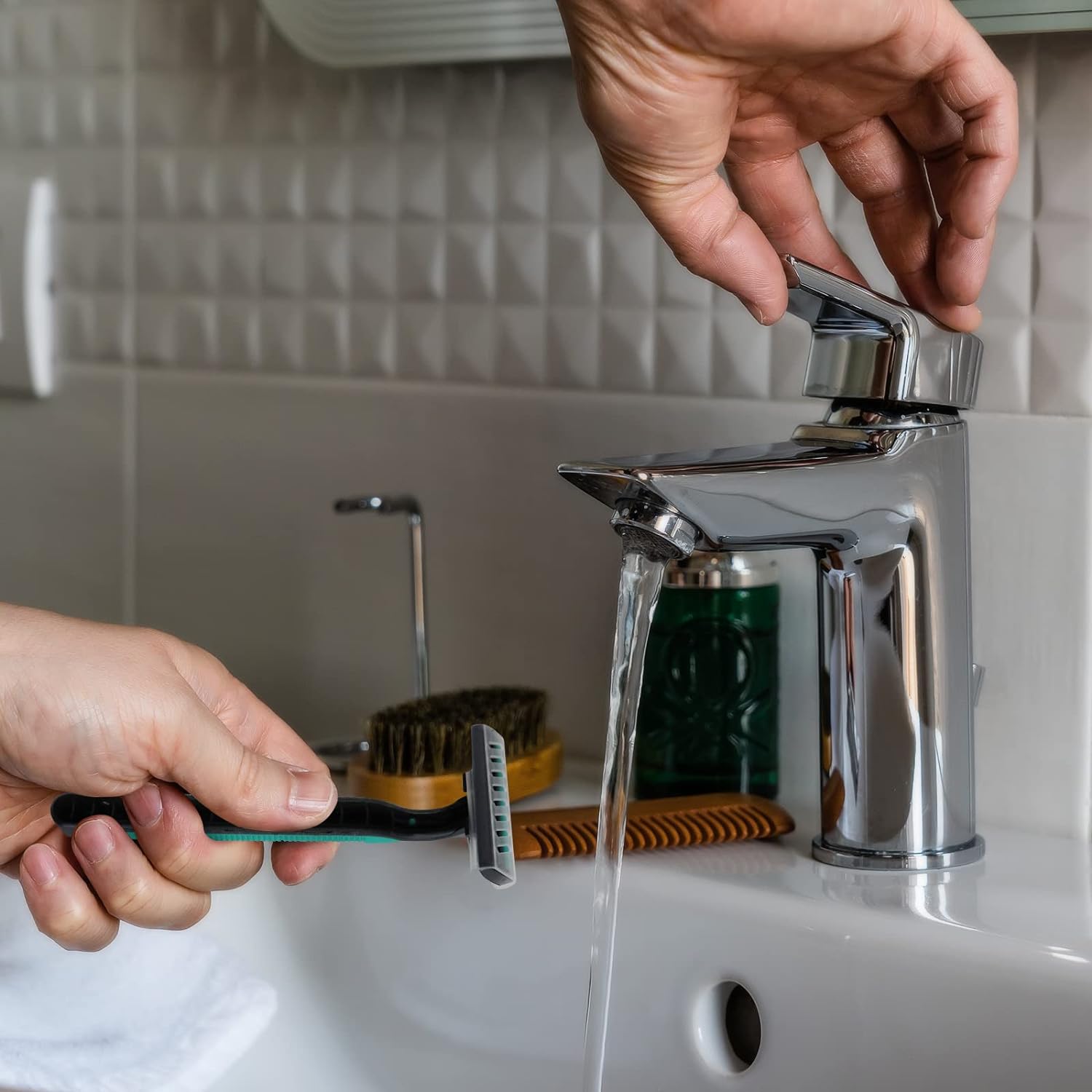 Pisau cukur sekali pakai api j - Men'S Face Grooming ulasan dan harga
