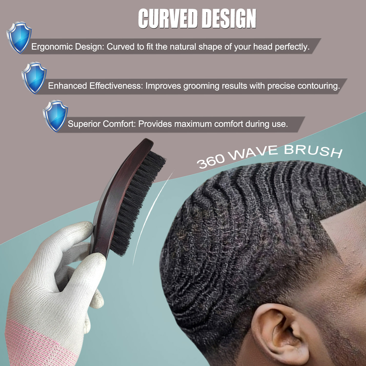 Sikat Rambut & Jenggot Graceme - Men'S Grooming Hair ulasan dan harga
