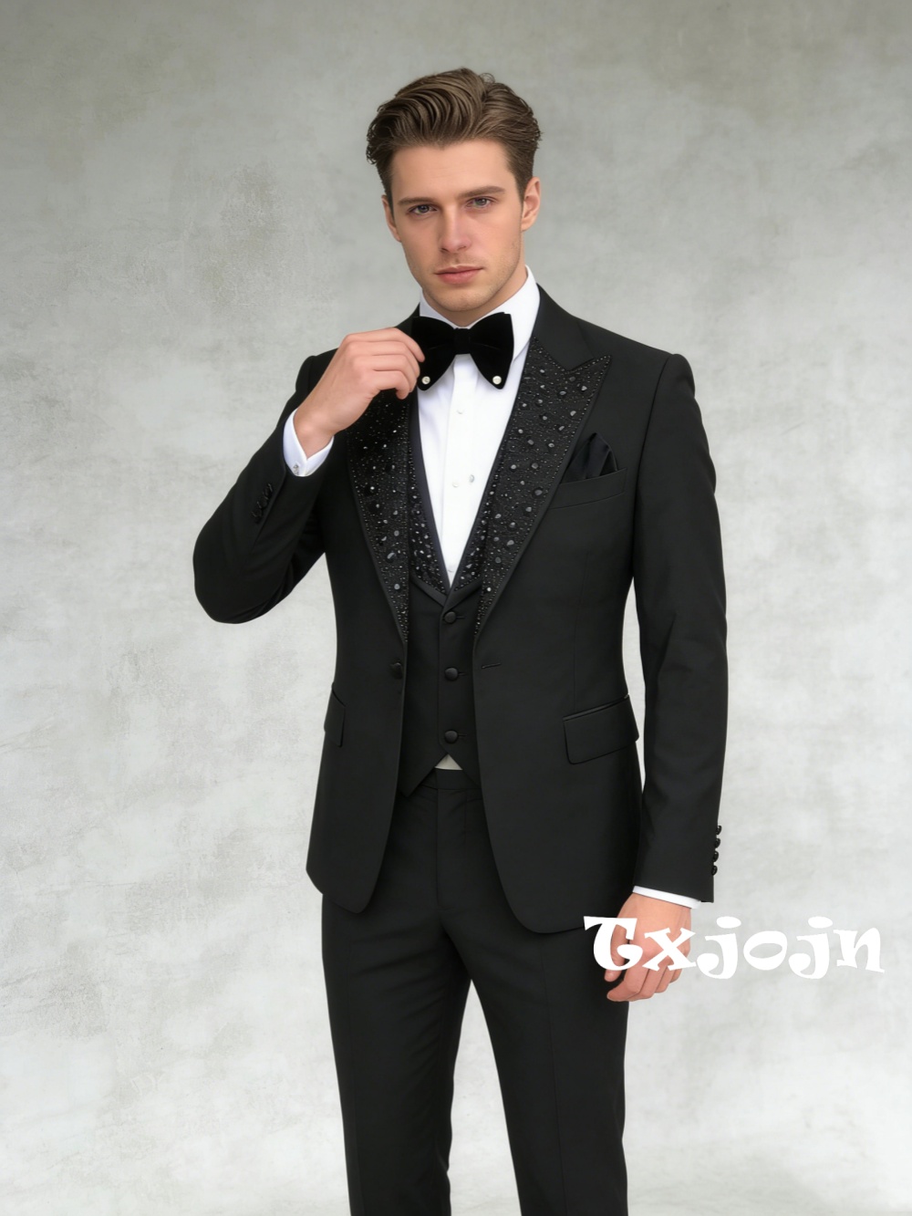 Setelan Jas Pria Hitam Berhias - Mens Grooming Kit Luxury ulasan dan harga