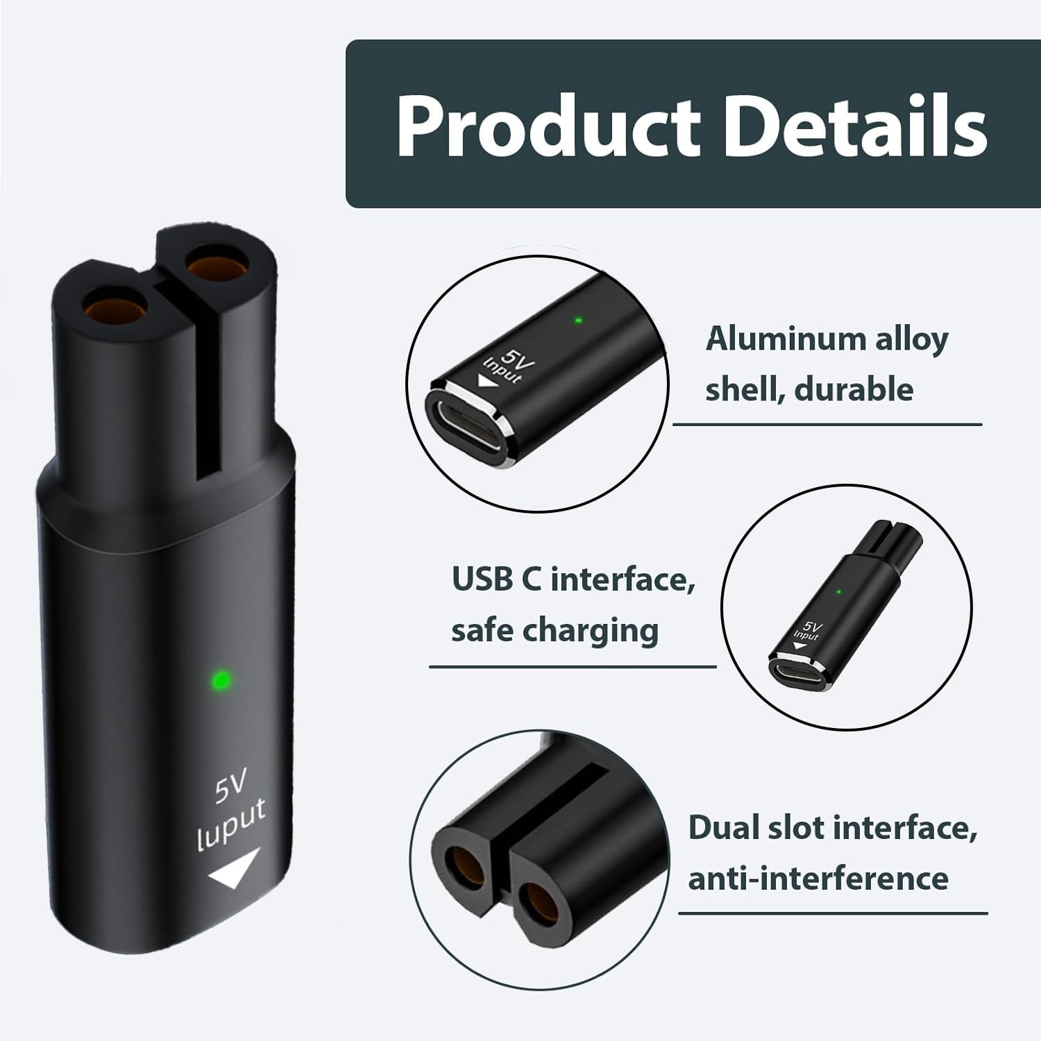 Adaptor Pengisian Daya USB Tip - Men'S Grooming Haircut ulasan dan harga