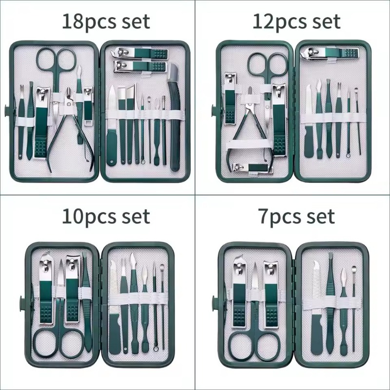 Set Manikur Pemotong Kuku Prof - Nail Care Kit Mens ulasan dan harga