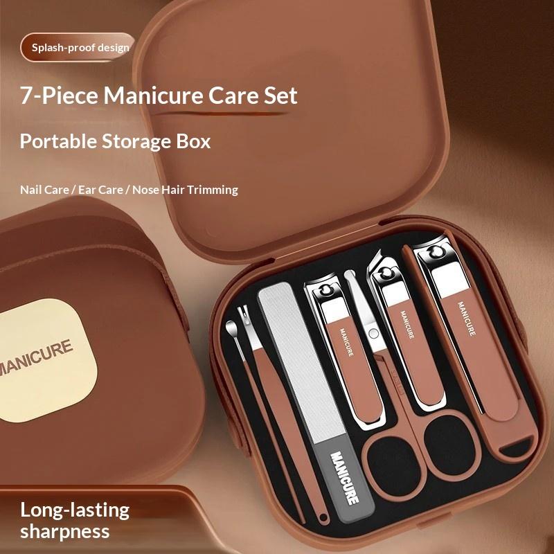 7/8 Buah Set Alat Seni Kuku, K - Nail Care Kit Mens ulasan dan harga