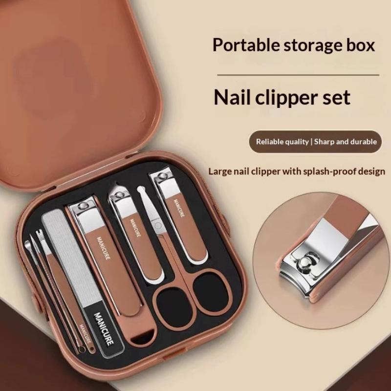 7/8 Buah Set Alat Seni Kuku, K - Nail Care Kit Mens ulasan dan harga